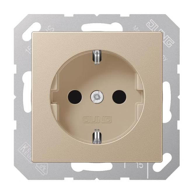 JG SCHUKO Steckdose A1520CH 16A 250V A champagner
