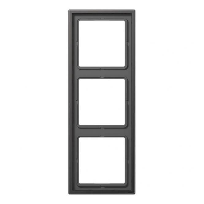 JG Rahmen 3fach AL2983D Aluminium