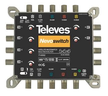 Televes Guss-Multischalter 5in6 MS56C NEVO receiverpowered 714502