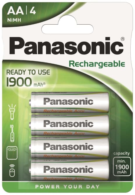 Panasonic Akku Mignon AA 1900mAh HR6 337989 **Blister a 4 Stück**