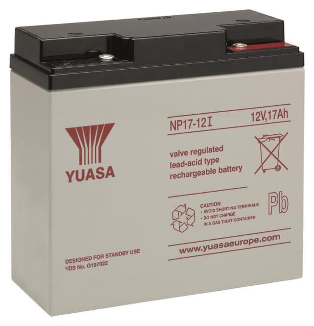 Yuasa Bleiakku 12V YBL12/17I NP17-12I 17Ah M5 VDS wartungsfrei
