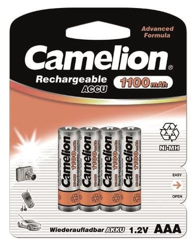 CAMELION Akku Micro NiMH HR03 1101 1100 mAh **Blister a 4 Stück**