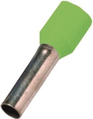Intercable ICIAE0348HGRÜ Aderendhülse DIN46228T4 0,34qmm 8mm verz. hellgrün (Inhalt 100 Stück)