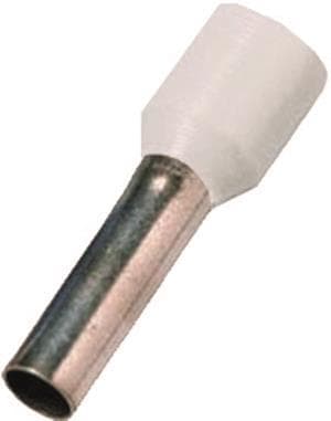 Intercable ICIAE0510 Aderendhülse DIN46228T4 0,5qmm 10mm verzinnt weiß (Inhalt 100 Stück)