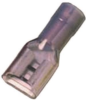 Intercable ICIQ248FHVI Vollisolierte Flachsteckhülse 1,5-2,5qmm 4,8x0,8 blau (Inhalt 100 Stück)