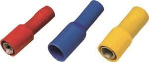 Intercable ICIQ1RSH Rundsteckhülse 0,5-1qmm Stecker 4mm rot (Inhalt 100 Stück)