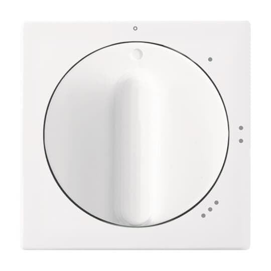 BJ balance SI Abdeckung 2542 DR/01-914 für 3-Stufen-Drehschalter alpinweiß