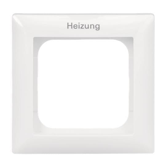 BJ Rahmen 1-fach Heizung 1721 JH-914 alpinweiß