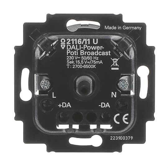 BJ 2116/11U DALI-Power- 2116/11 U Potenziometer tunable whiteBC SV