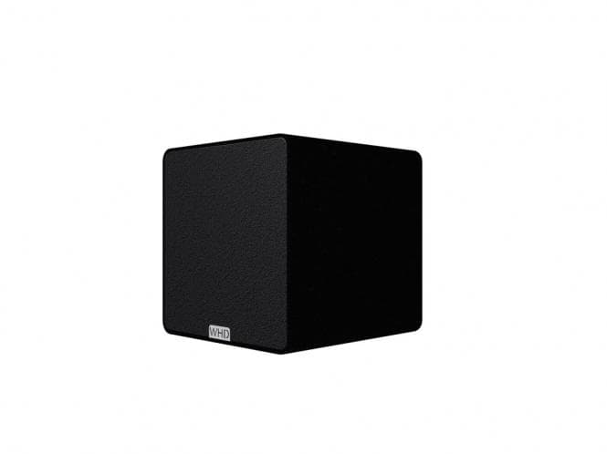WHD HiFi-Lautsprecher Qube, schwarz mit Verstärker WLAN