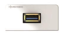 KIND Konnect design click ws 7456000529 USB3.0 A-Bu/Bu Blende 1/2 Kabelpeitsche