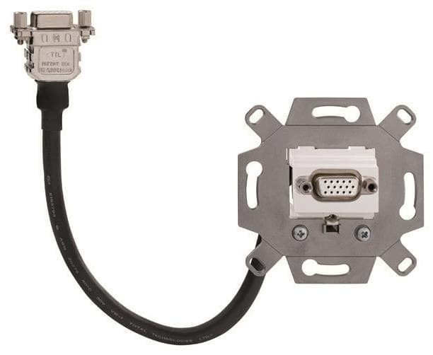 Rutenbeck VGA KM-VGA KP Up 0 rw Anschlussdose 1f Kabelpeitsche 17010555
