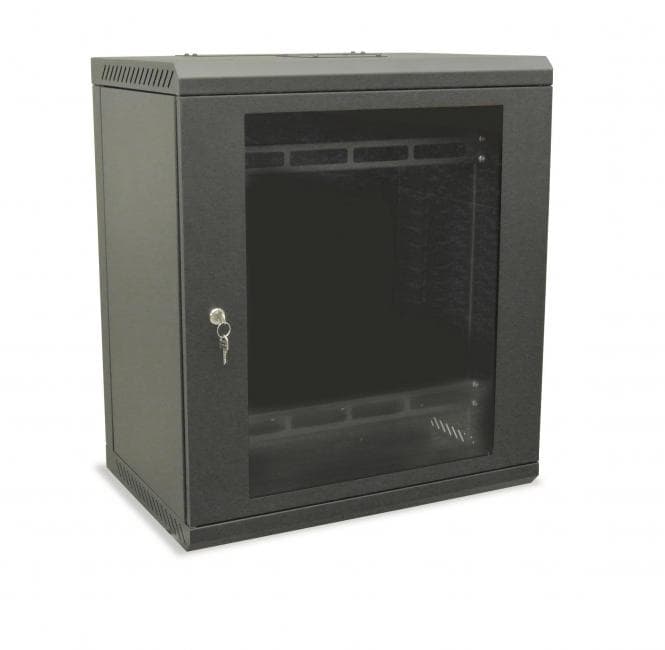 Televes Wandverteiler 19z 13HE MSR1913 533113 montiert schwarz RAL 9005