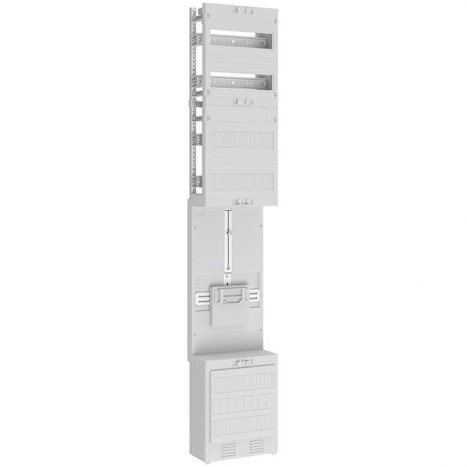 ABN Zählerplatz 3Pkt 1R 1V ZV19010 4-reihig o.V./B.m.SAS 5p.BxH:250x1350mm