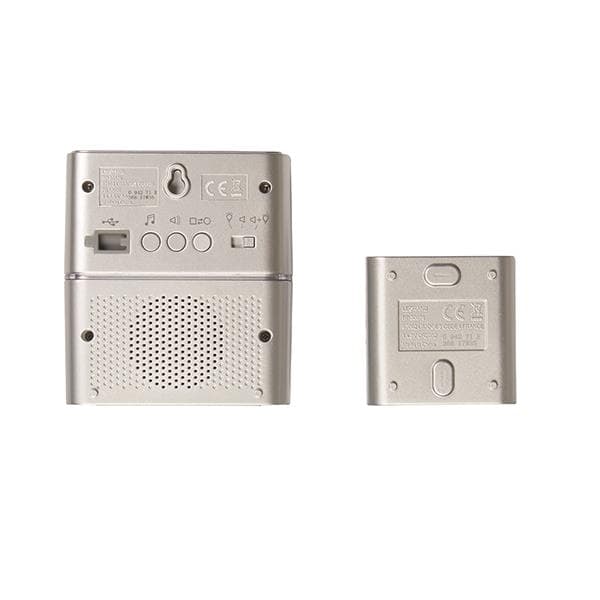 Legrand 094271 Funk Gong Set Premium MP3 LED Gong Klingeltast.30Melod. Aluminium