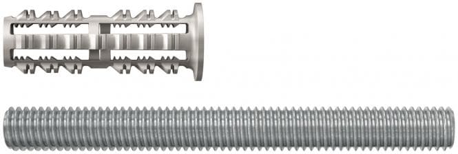 Fischer RODFORCE FGD 12 M8 TR 60 542113 Gewindestangendübel m.60mm Gewindstange (Inhalt 25 Stück)