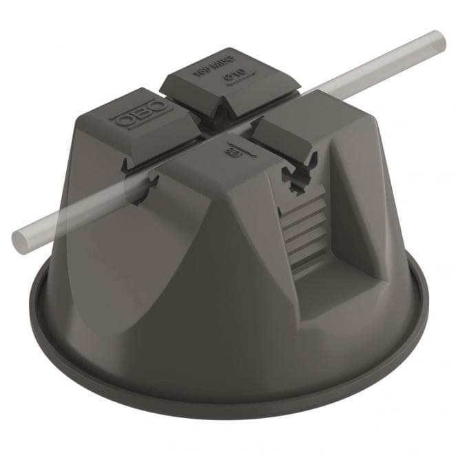 OBO 165 MBG-8-10 Dachleitungshalter f.Flachdächer 8-10mm PA/PE 5218700 (Inhalt 1 Stück)