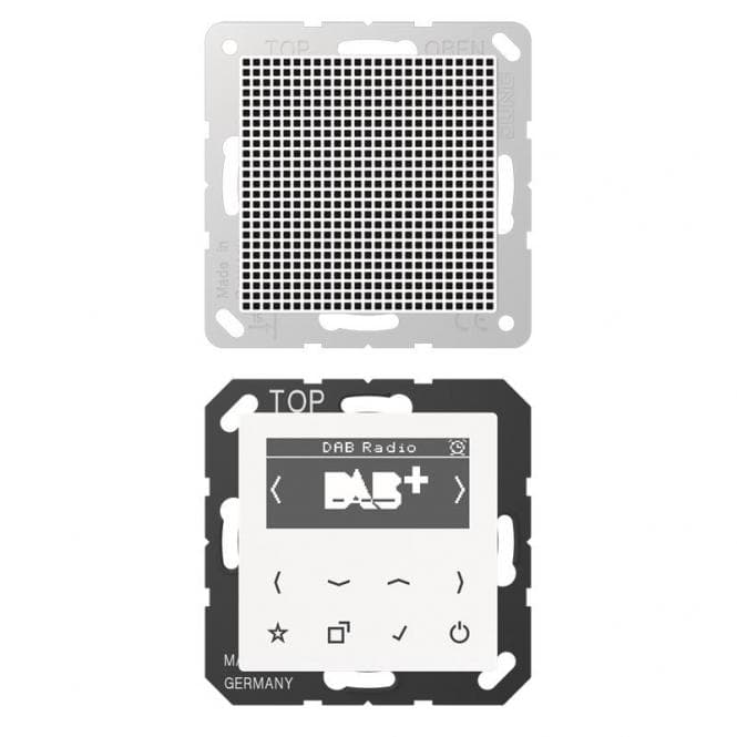 Jung Smart Radio DAB+Set Mono DABA1WW alpinweiß
