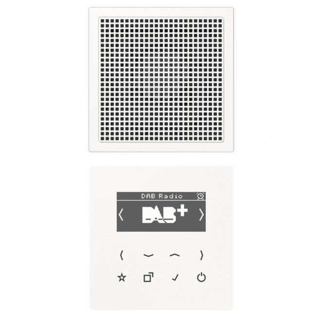 Jung Smart Radio DAB+Set Mono DABLS1WW weiss
