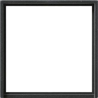GIRA 0282005 Adapterrahmen quadratisch 50x50mm System 55 Schwarz matt (lack.)