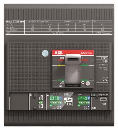 XT2S 160 Ekip LS/I In=160A 4pFF InN=100% InN=100% Kompakter LS 1SDA067838R0001