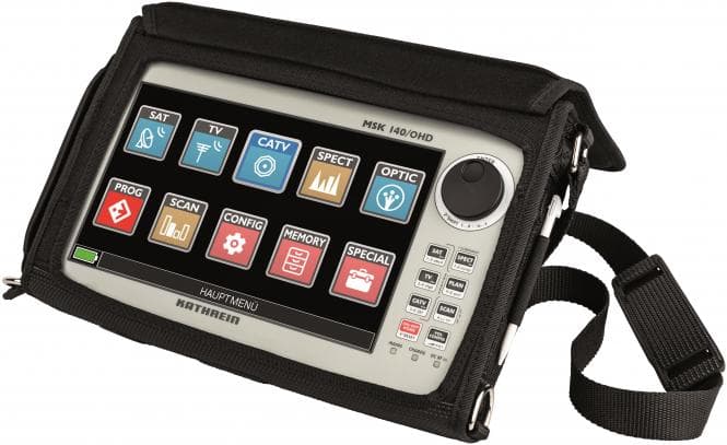 KATH Messgerät MSK 140/OHD Sat/TV/DAB+/FM,HEVC/H.265,9 Display