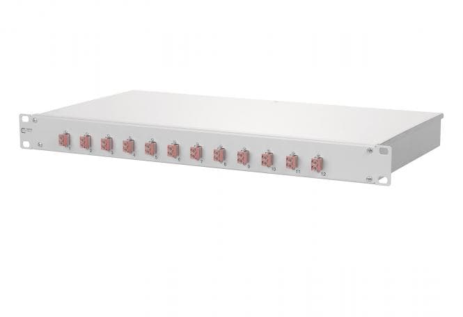 Metz OpDAT fix 12xLC-D OM4 1502577512-F Keramik erikaviolett 19z 1HE Spleißbox