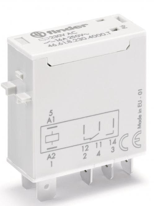 Finder Industrie-Miniaturrelais 46.61.9.024.4000T 1W 16A 24VDC (Inhalt 10 Stück)