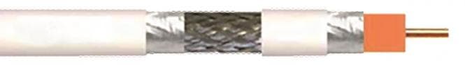 Televes Koaxkabel A+ SK125plus 3fach geschirmt 125dB 100m Spule 413501 (Inhalt 100 Stück)
