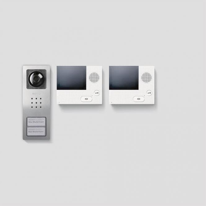 Siedle Video-Set SET CVB 850-2 E/W Siedle Basic Edelstahl gebürstet