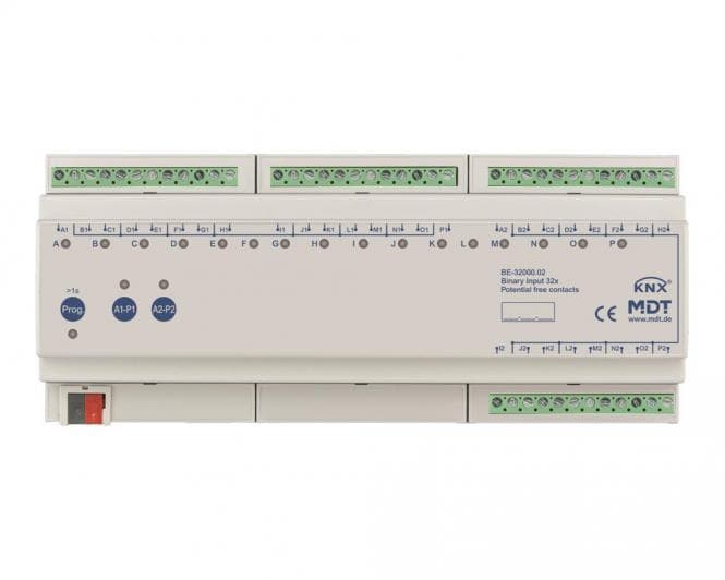 MDT Binäreingang 32-fach 12TE REG Ausführung potentialfrei BE-32000.02