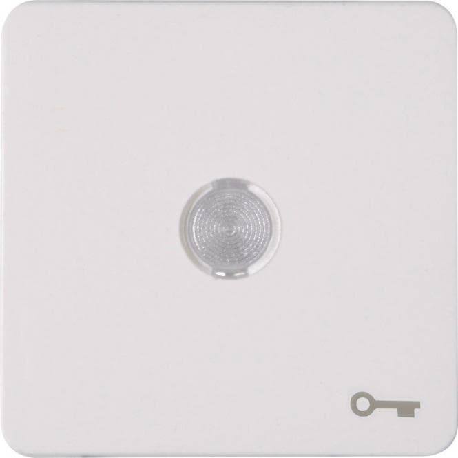 Kopp HK02-Flächenwippe m.Linse 330113003 u.Symbol Schlüssel arktisweiß