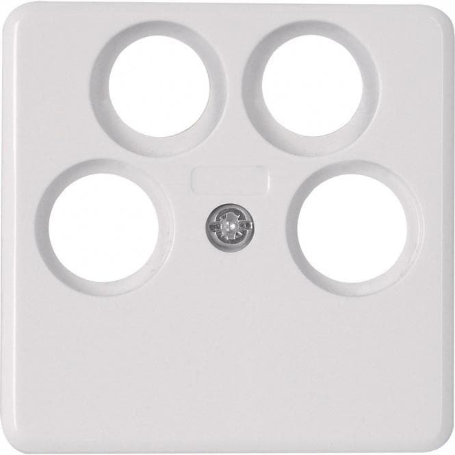 Kopp HK02-Antennenabdeckung 4 370013008 Anschlüsse arktisweiß
