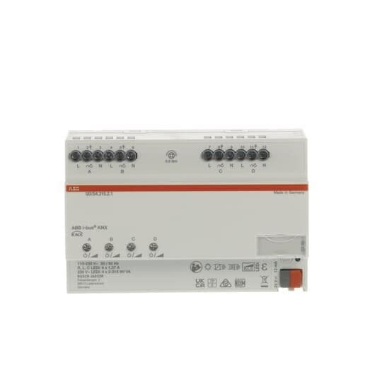 ABB LED-Dimmer 4x315 W/VA UD/S4.315.2.1 KNX REG-Universal-Dimmaktoren