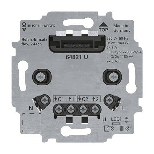 BJ Serienrelais-Einsatz flex 64821 U