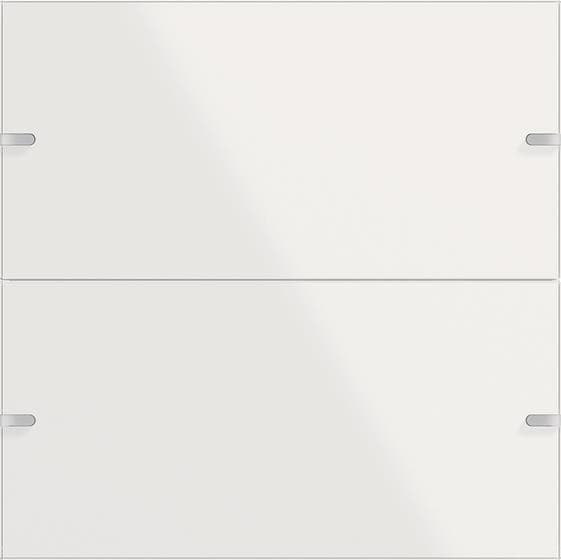 GIRA 502212 Wippenset 2fach Tastsensor4 TS4 Glas Weiß