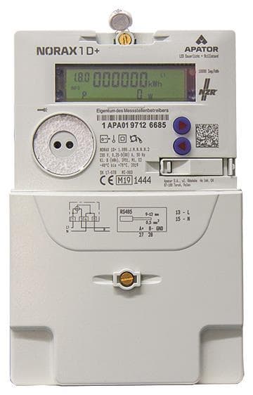 NZR mME Wechselstromzähler NORAX 1D+ Zweirichtungsmessung 2Tarif 60A 63521115