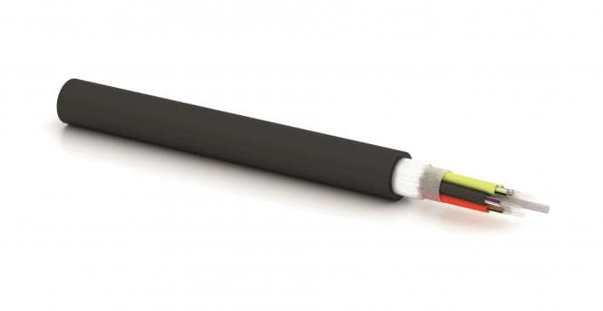 LWL Universalkab. U-DQ(ZN)BH 4x12G50/125 Innen-/Außenkabel LSHF 3KN OM4 schwarz (Inhalt 20 Stück)