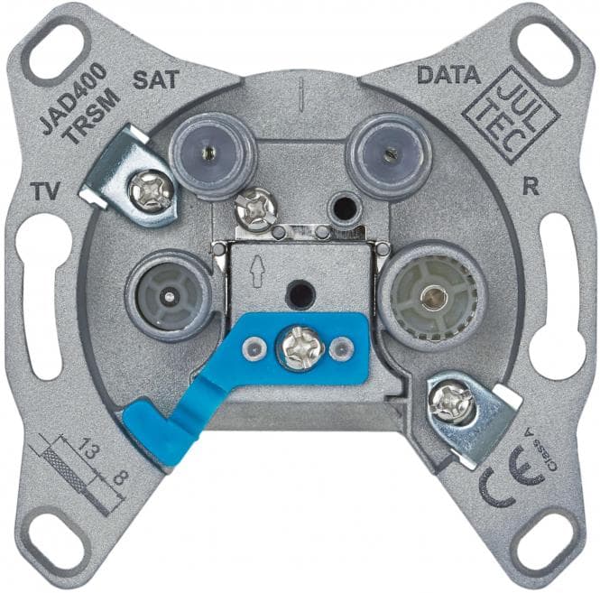 Jultec Stichdose 4-Loch JAD400TRSM 5-2150 MHz TV/RADIO/SAT/MODEM