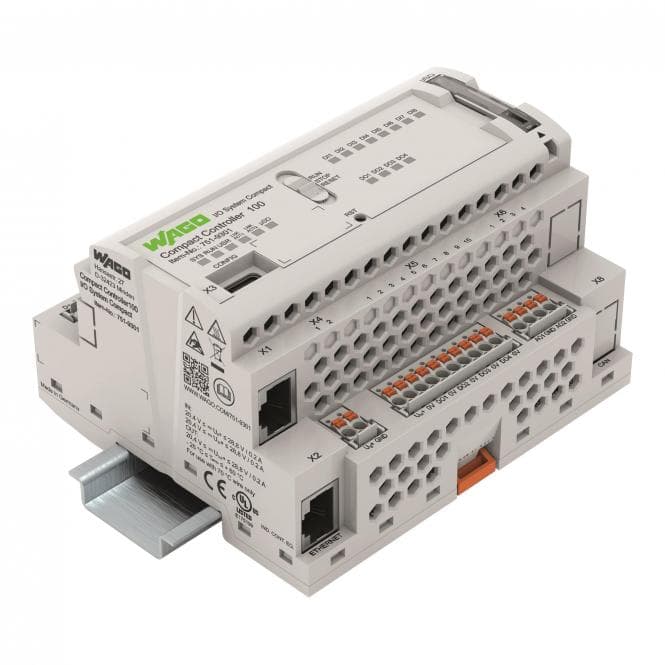 WAGO 751-9301 Compact Controller 100,8DI 4DO 2AI 2AO 2NI1K/PT1K 1RS485,2xETHERNET