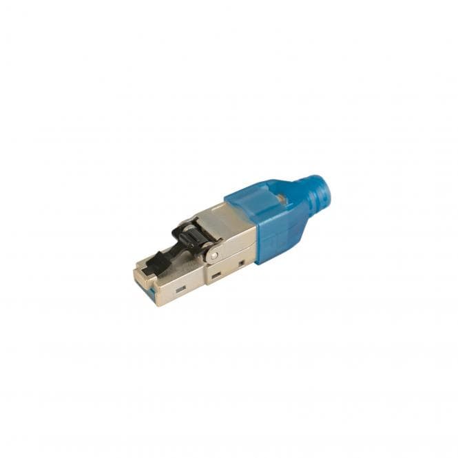 Televes RJ45-Stecker CAT6A FTP CAT6AS-F m.Schutzhülle blau