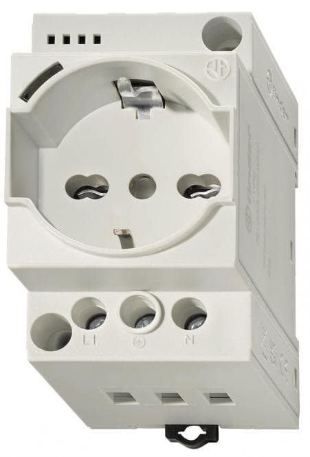 Finder Steckdose grau 7U.00.8.230.0010 m.LED-Anzeige f.Schaltschrank REG