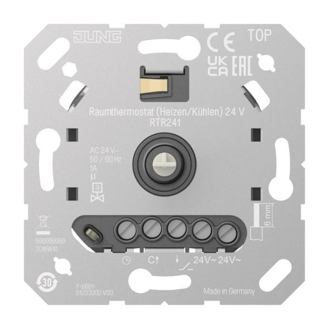 Jung Raumthermostat RTR241 (Heizen/Kühlen) 24 V