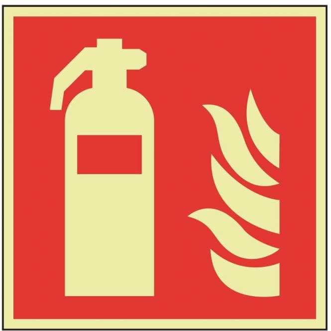 HEIN 47230 PERMALIGHT power Brandschutzzeichen Feuerlöscher ASR/ISO (Inhalt 1 Stück)