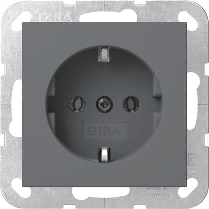 GIRA 418828 SCHUKO-Steckdose System 55 Anthrazit