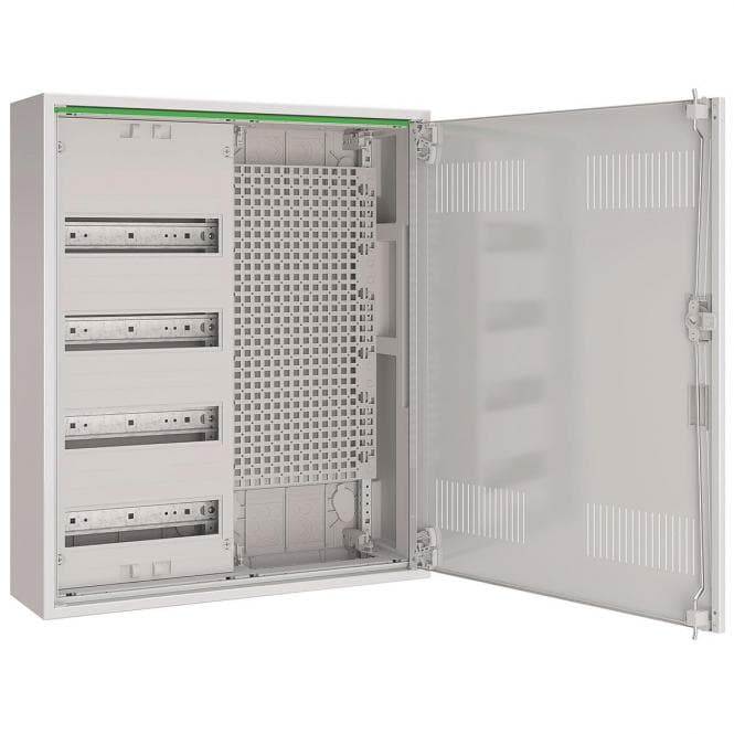 ABN Feldverteiler AP T:160mm ABNRM204M01 m.Lüftungstür 4 Reihen REG Mediafeld