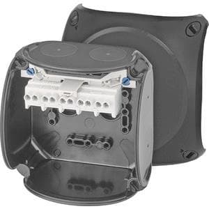 Hensel Ex-Kabelabzweigkasten KX 0404 C 1,5-4qmm 5polig schwarz Ex-Zone 2 u.22