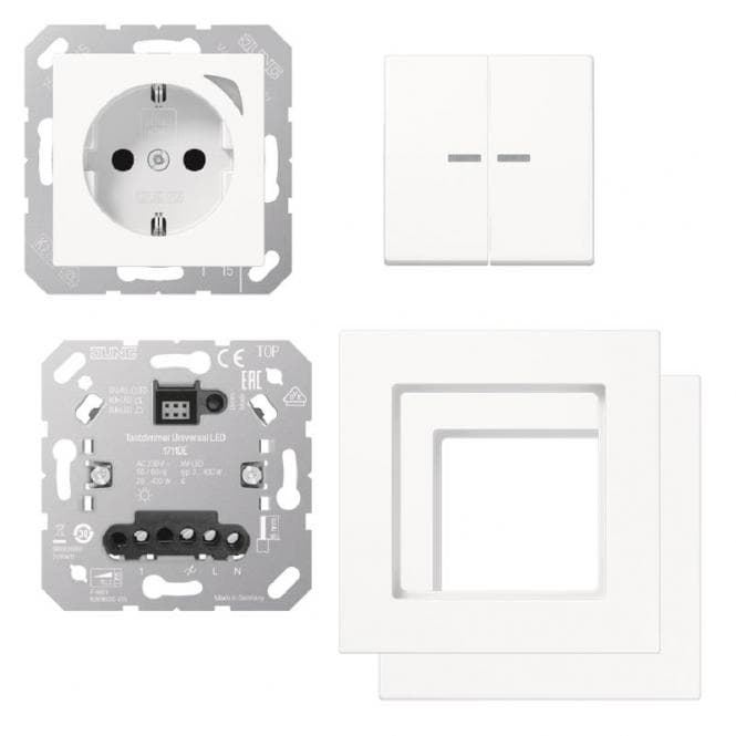 Jung HOME Starterset A550 JH-PAKET1AWW alpinweiß