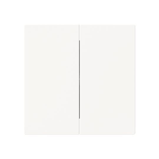 BJ Wippe geschlossen studioweiß 1785-44M matt f.Serienschalter Busch-art linear