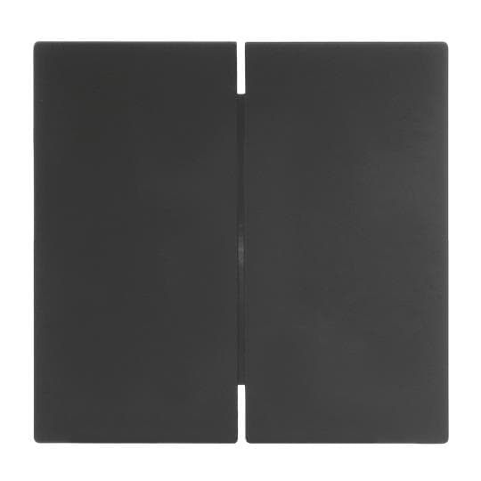 BJ Wippe geschlossen schwarz m. 1785-45M f.Serienschalter Busch-art linear